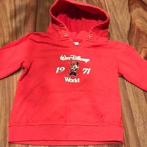 Walt Disney Minnie Embroidered Hoodie Size Small
